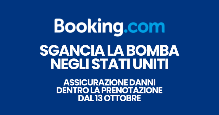 Arriva la protezione danni anche con Booking.
